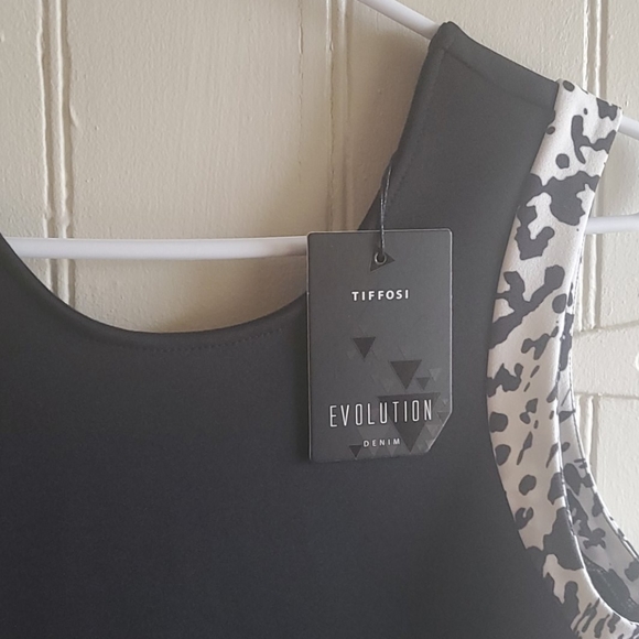 Tiffosi Evolution Denim Claudia dress size L NWT - Picture 2 of 4